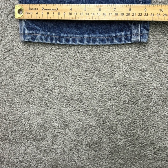 Vintage Carhartt Double Knee Denim Jeans 40X30 Carpenter Dungaree Faded - Picture 13 of 13